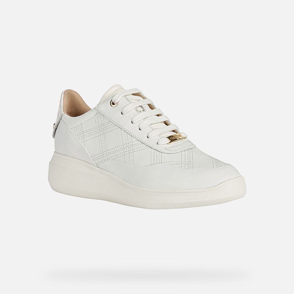 Basket Geox Rubidia - Blanche - Femme 301295-HMZ